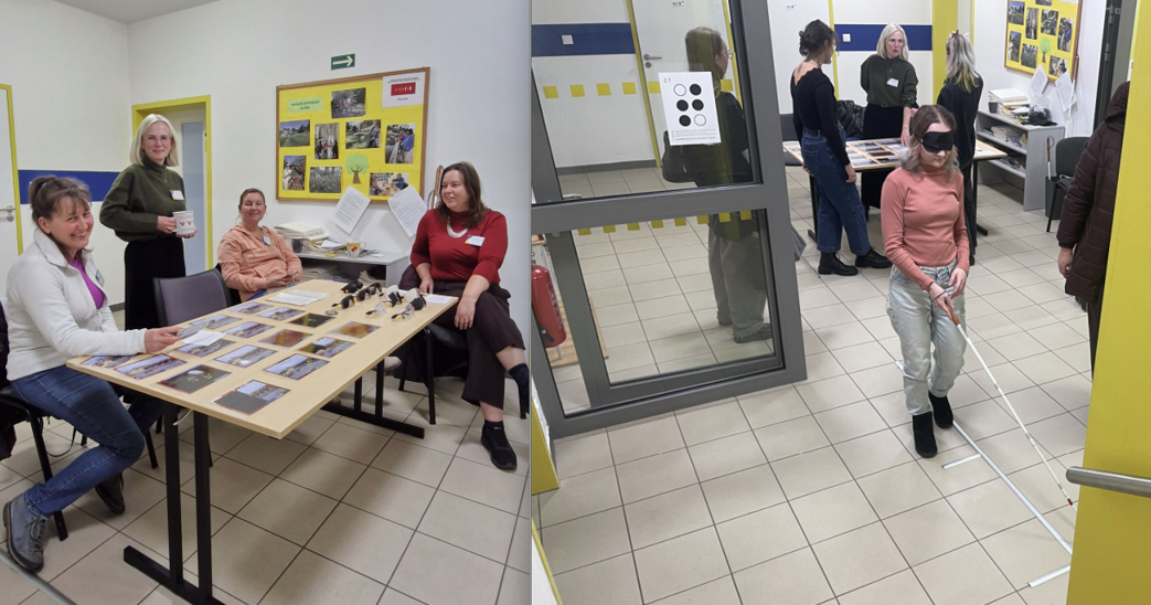 Den otevřených dveří 2025 - , zrakové vady, chůze poslepu